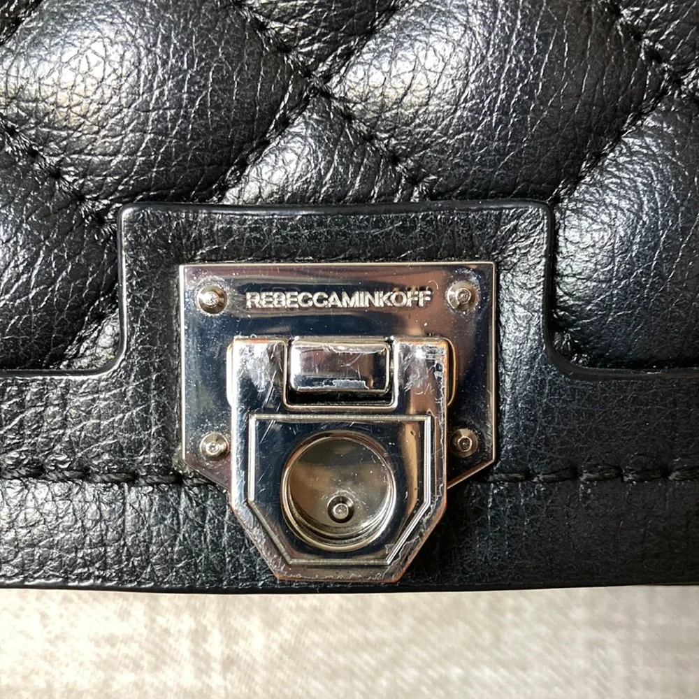 Rebecca Minkoff Black Quilted Bag - Picture 4 of 16